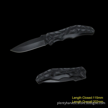 Folding Knife with Anodized Aluminum Handle (#3703)